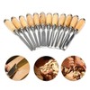 12Pcs Wood Carving Tools, Woodworking Carpentry Gouges Hand Chisel Tool