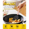Pack of 4 Silicone Cooking Utensils Set, Non Stick Large