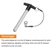 sourcing map T Handle Lock Pins, 15/32" Pin Dia. 3-15/16"