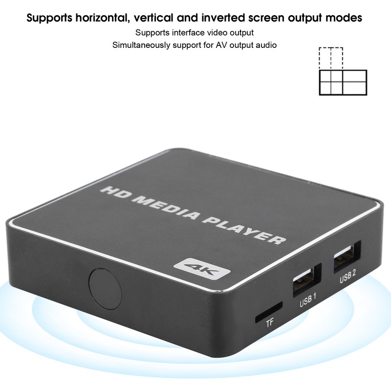 Mini Full High Definition 1080P USB Media Box 4K Player