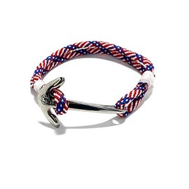 Stainless Steel Anchor Bracelet Patriotic 187