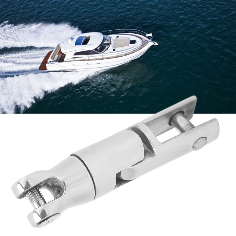 Lybunair Stainless Steel Anchor Chain Connector, Boat Anchor Chain Swivel