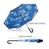 Totes Auto Reverse Close Windproof Stick Inbrella with Water Repellent