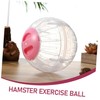 Generic 4 Pcs Hamster Running Balls Pink Transparent Exercise Balls