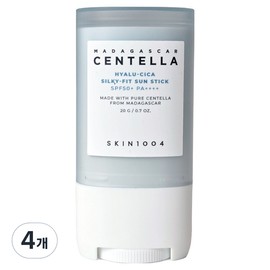 Partner_Reference Skin1004 Hyalu Cica Silky Fit Sun Stick SPF50+ PA++++ 20g 4pcs / 스킨1004 히알루 시카 실키핏 선 스틱 SPF50+ PA++++ 20g 4개