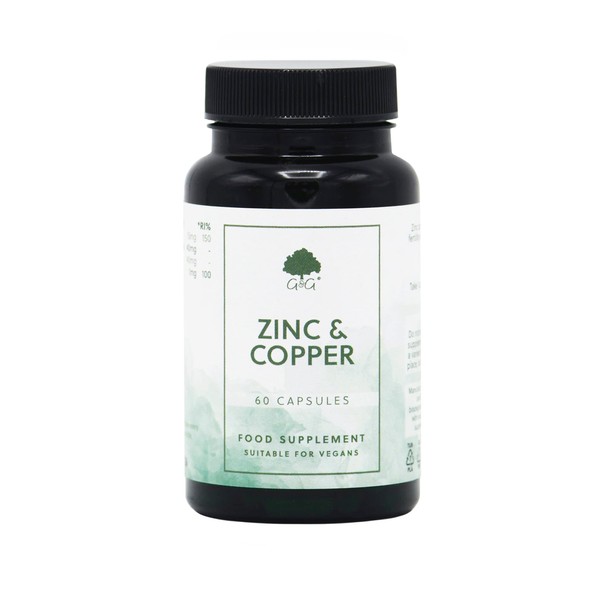 Zinc & Copper Supplement | 15mg Zinc & 1mg Copper