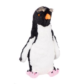 Animal Instincts Snow Mates Reggie Rock Hopper, Squeaky Soft Plush Chew Companion Dog Toy - Small
