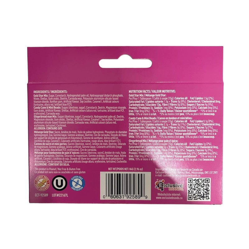 3 Pack Christmas Sprinkle Mix Set (Sprinkle Mix Set- Green,