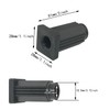 ITROLLE 4PCS Black Square Caster Socket Sleeve Plastic Caster Sleeve