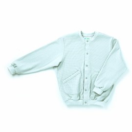 Angel Square Knit Indoor Wear, No Bedding, Front Opening, Gray, Size LL