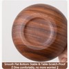 8 Inch Wooden Salad Bowl, Walnut Wood Serving Bowl for