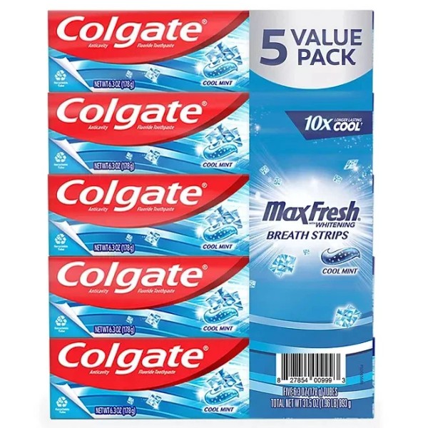 Colgate Max Fresh Toothpaste 6.3ozea 5-Pack | 10X Cool |