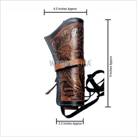 warreplica Leather Western Holster Heritage 22 Holster .38 .44 .45 .357 .358 Cowboy Holsters for Revolvers 4" to 8" Approx Heritage Rough Rider Leather Holster