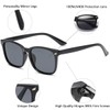 aisswzber Square Polarized Sunglasses for Women Men Classic Trendy Stylish
