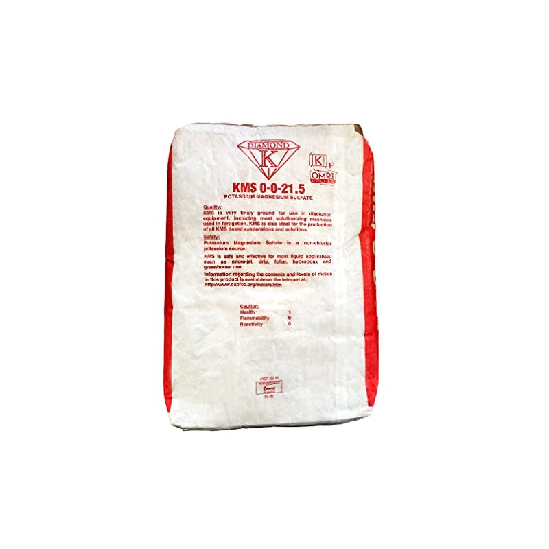 KMS Potassium Magnesium Sulfate 0-0-21.5 - Sul-Po-Mag - Organic Solution