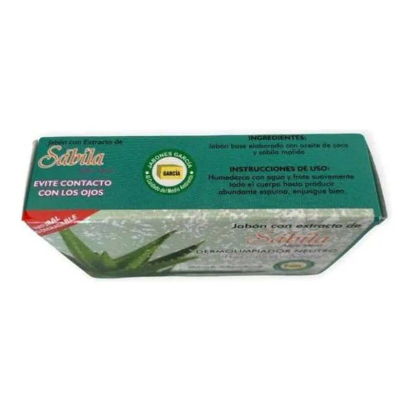 Jabón Hidratante Sábila Jabones García Aloe Vera Cuidado Cuerpo