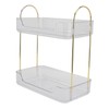 Double Layer Makeup Stand Modern Light Luxury 2 Tier Makeup