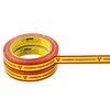 neoLab Acrylate Warning Tape with Print "Vorsicht Radioaktivität", Yellow/Red, 66