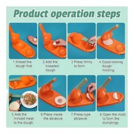 ML Máquina De Prensa Manual Para Hacer Empanadas 2 En 1