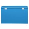 Blue 5-Drawer Lockable Steel Tool Chest Heavy Duty 330 Lbs