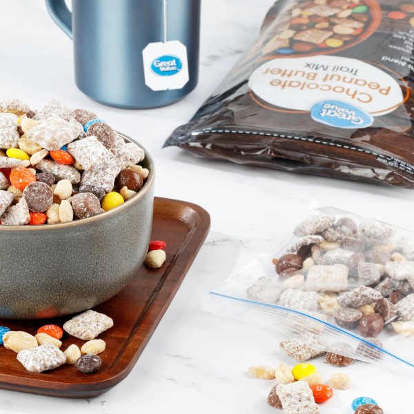 Unbranded Great Value Chocolate Peanut Butter Trail Mix, 22 oz,Resealable