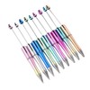 7 Pens Chrome Beadable Pens WHOLESALE BULK Beaded Ballpoint Pen
