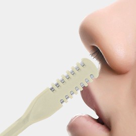 Double razor blade safety nose hair remover 3pcs / 이중 면도날 안전 코털제거기 3개입