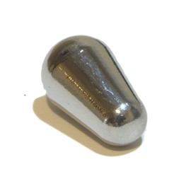 Silver/Chrome Guitar pickup switch tip knob