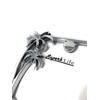 Tropical Palm Tree Chrome Polished License Plate Frame (2 Frames)