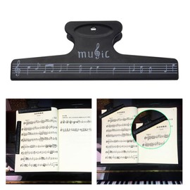 HUANIZI Sheet Music Clips Sheet Music Clip Sheet Music Holder Music Note Clips Sheet Music Side Holder for Music Stand Music Stand Music Clip