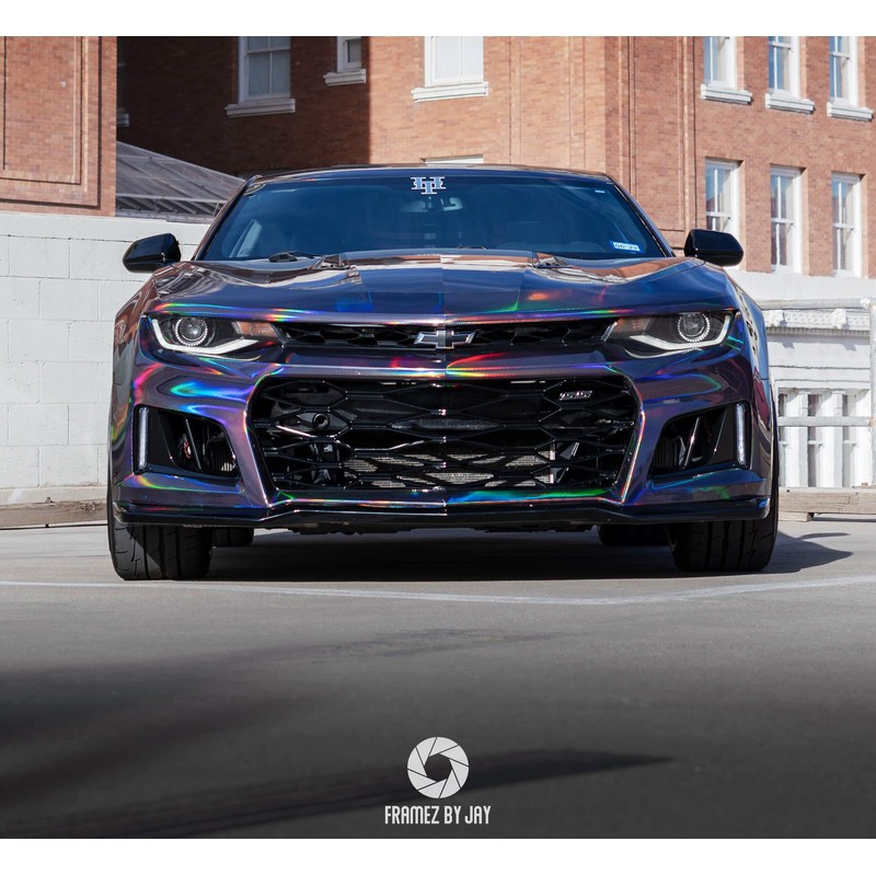 VViViD+ Hex Holographic Chrome Car Wrap Vinyl (15ft x 5ft)