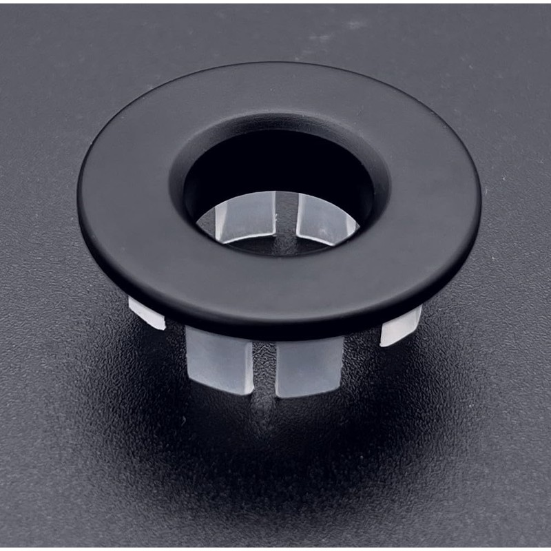 JZK 2 x Matte Black Coated Copper Metal Bathroom Sink