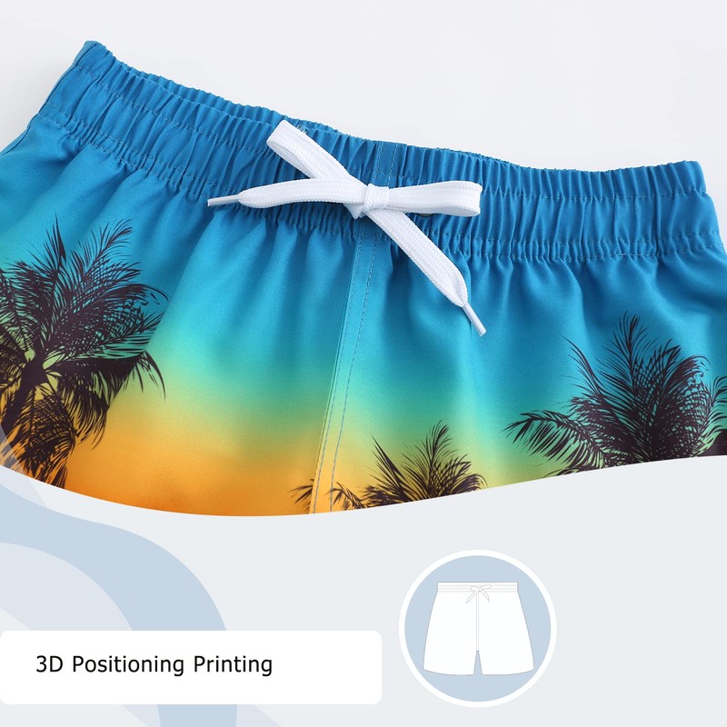 Aisyee Big Boys Swim Trunks Beach Swim Shorts Quick Dry