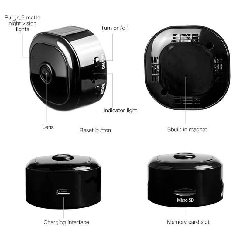 Mini Camera MC56 Smart Home Security Camera Wireless Pet Camera