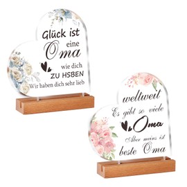 Ajuanbazha Mum Birthday Gift, Decorative Acrylic Grandma Gifts for Mum, Gift for Grandma, Birthday Gift for Grandma, Mother Gifts for Birthday (Grandma)