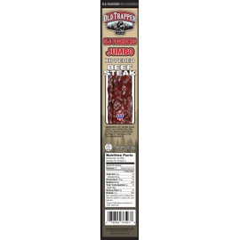Old Trapper Old Fashioned Kippered Beef Steak | Traditional Style Real Wood Smoked | Healthy Protein Packed Snacks | 2 Ounce (Pack of 12)