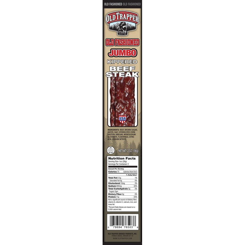 Old Trapper Old Fashioned Kippered Beef Steak | Traditional Style