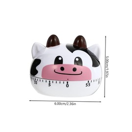 FUNOMOCYA 2Pcs Cartoon Kitchen Timer Easy to Use Mechanical Cooking Timer for Baking Management and Activities Reminder Device