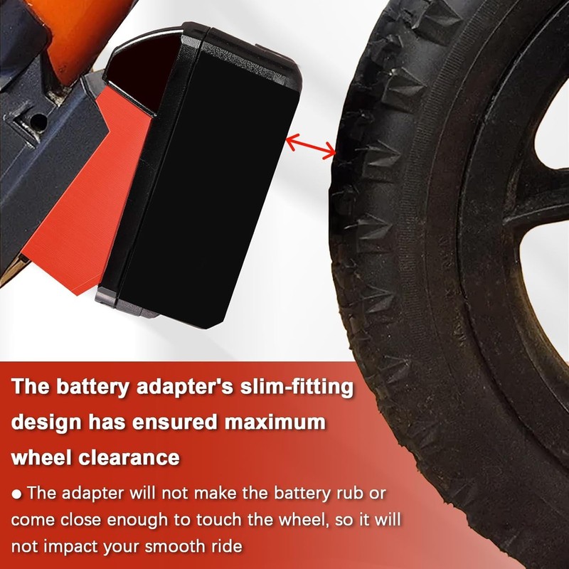 Zelvoro Battery Adapter for Stacyc 12" and 16" Fit for