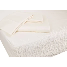 Bed Tite Stretch Fit 300 Thread Count 100-Percent Cotton luxury Oversized 4-Piece Sheet Set with Pillowcases, King, Ivory