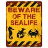 Print Crafted - Beware Of The Sealife | Vintage Metal