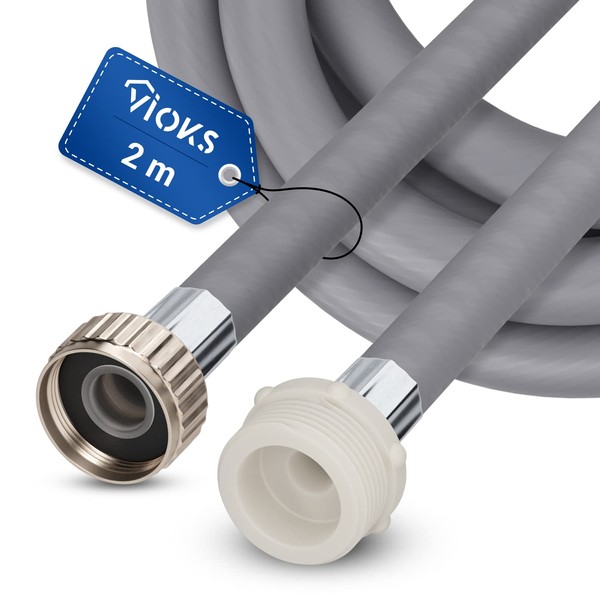 VIOKS Extension Inlet Hose Washing Machine 2.0 m 25°C Straight/Straight