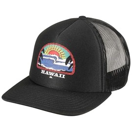 Quiksilver Hi Blazing Sun Trucker Trucker Hat Black One Size
