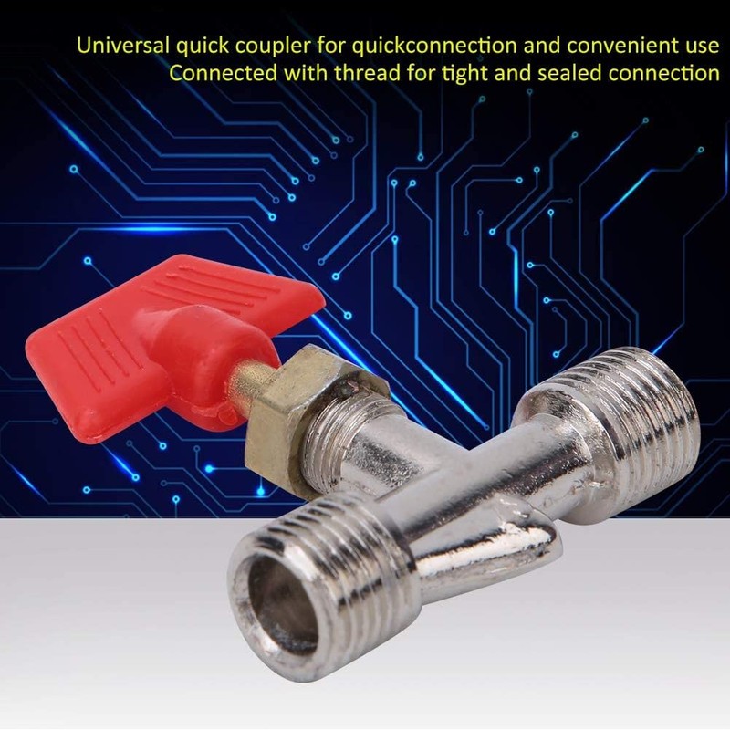 Air Compressor Accessory-5 Pcs Needle Valve 1/4in Float Ball Valve