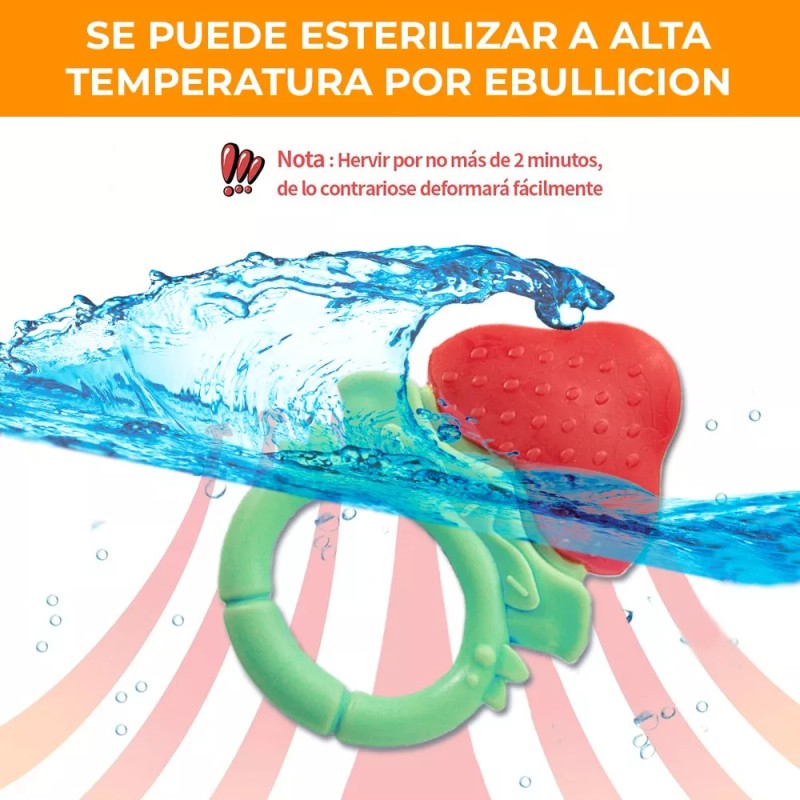 Hola Bebé Mordederas Para Bebé De Frutas Y Estuche De