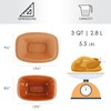 Eurita Clay Roaster, Non-Stick Dutch Oven, Healthy Clay Pot Cooking,