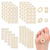 Pack of 240 Corns Pressure Protection Rings, Corn Plasters, Pressure