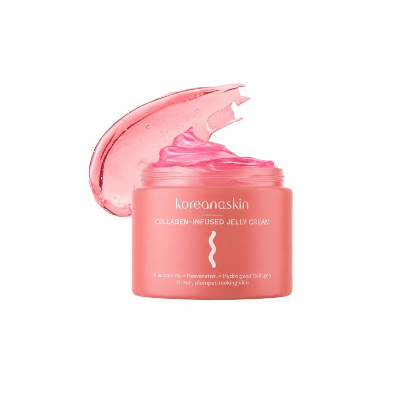 KoreanaSkin K-Beauty Inspired Collagen Jelly Cream - Face Moisturizer