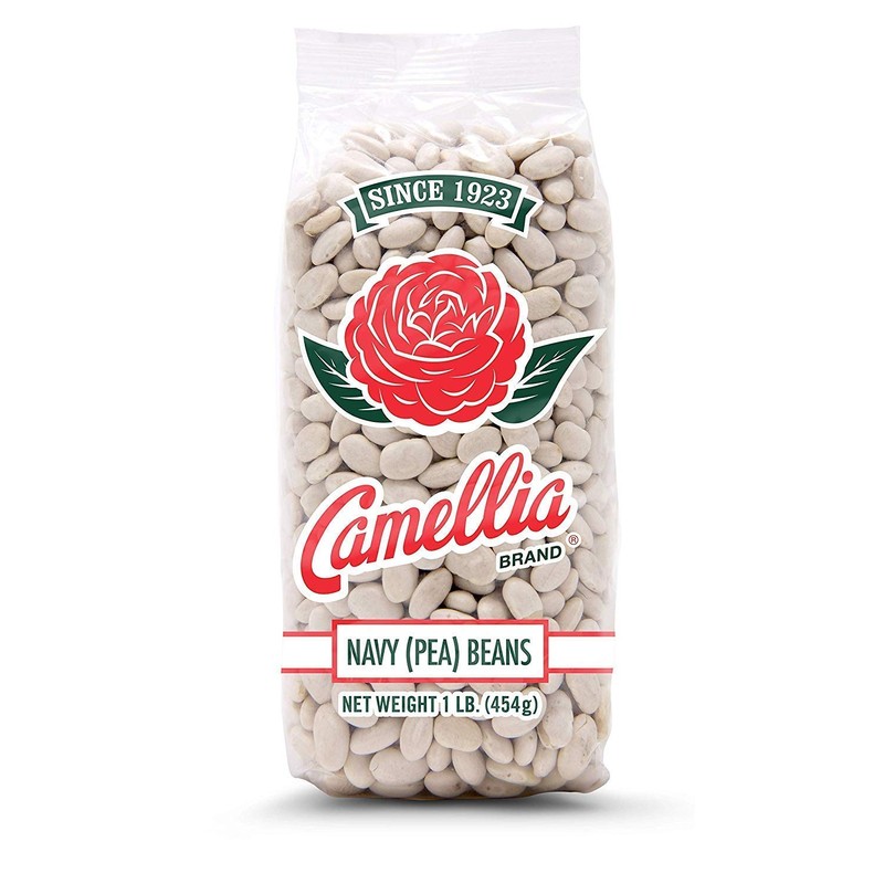 Camellia Brand Dried Navy (Pea) Beans, 1 Pound (Pack of