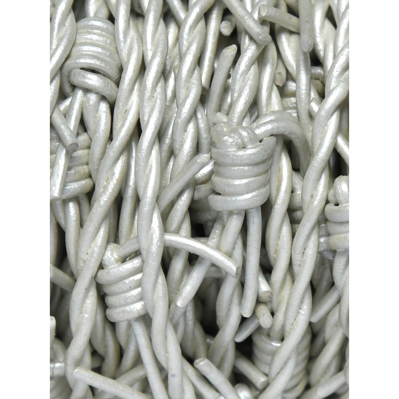 Artificial Barbed Wire Ribbon Trim Real Leather Cord for Party
